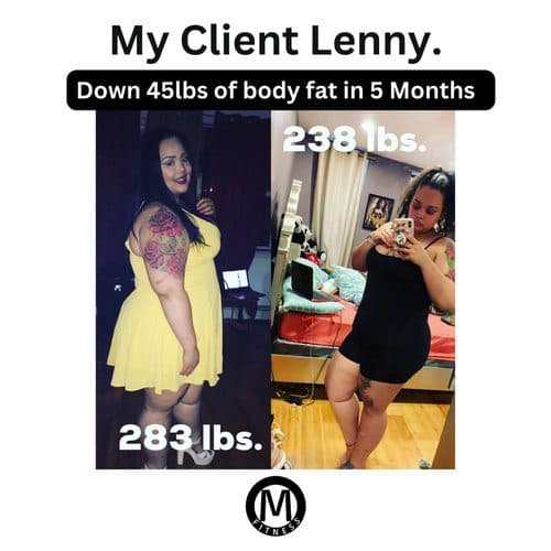 Client Lenny — lost weight and rebuilt strength with Mario